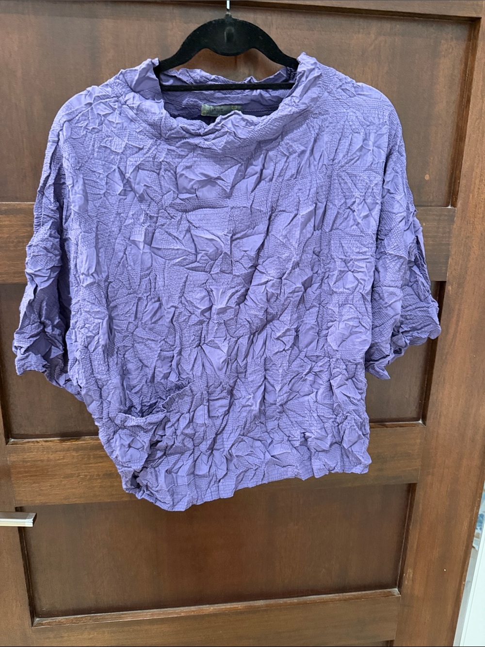 Chalet et Cici  violet crinkle top